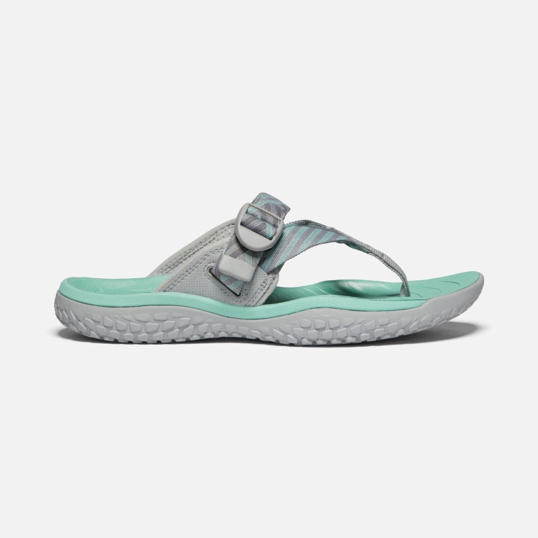 Keen SOLR Toe Post Sandals - Women's Light Grey Sandals